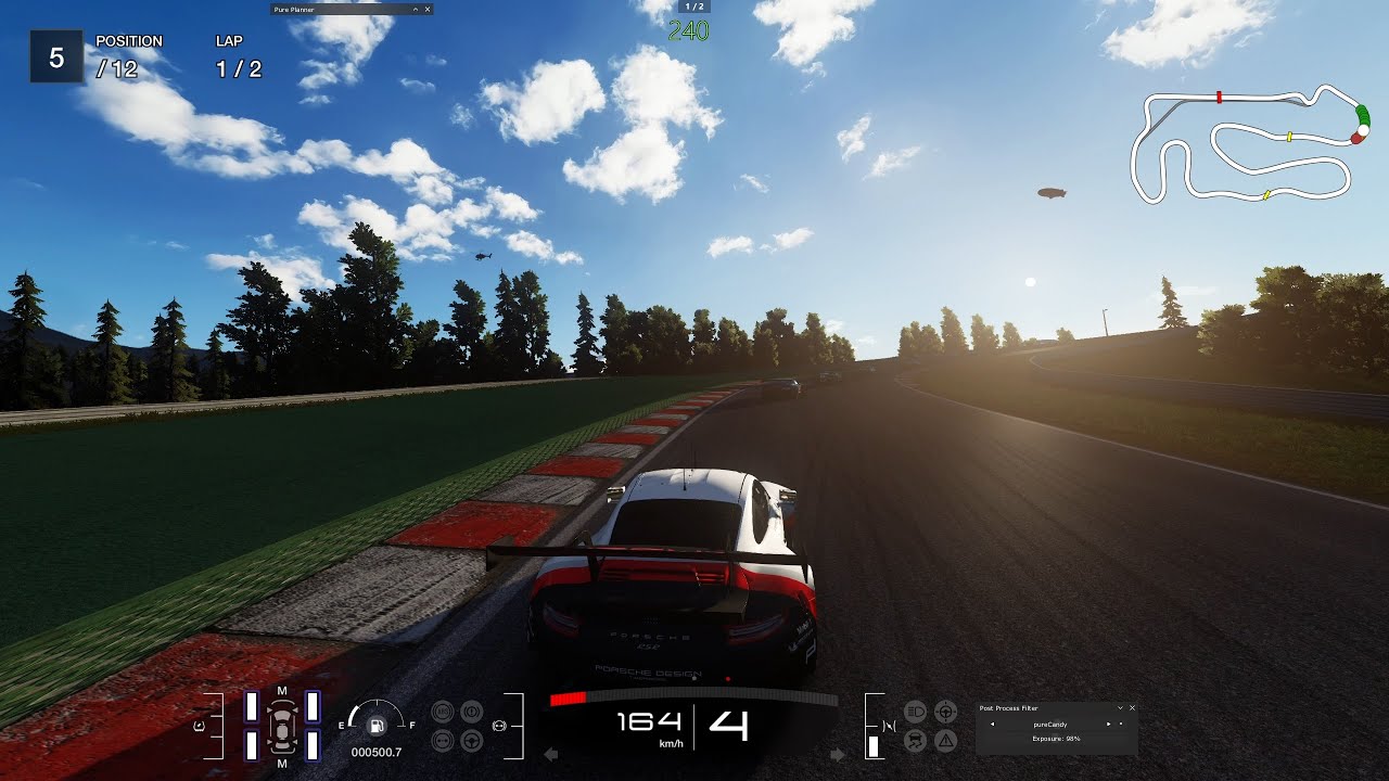 3D trees for Circuit Piddy - Assetto Corsa