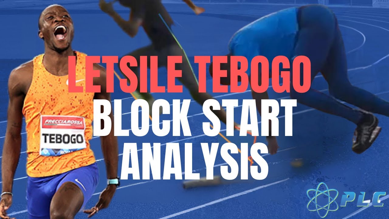 Letsile Tebogo Runs 9.87 At Diamond League Rome| FULL BLOCK START ANALYSIS #letsiletebogo #blocks
