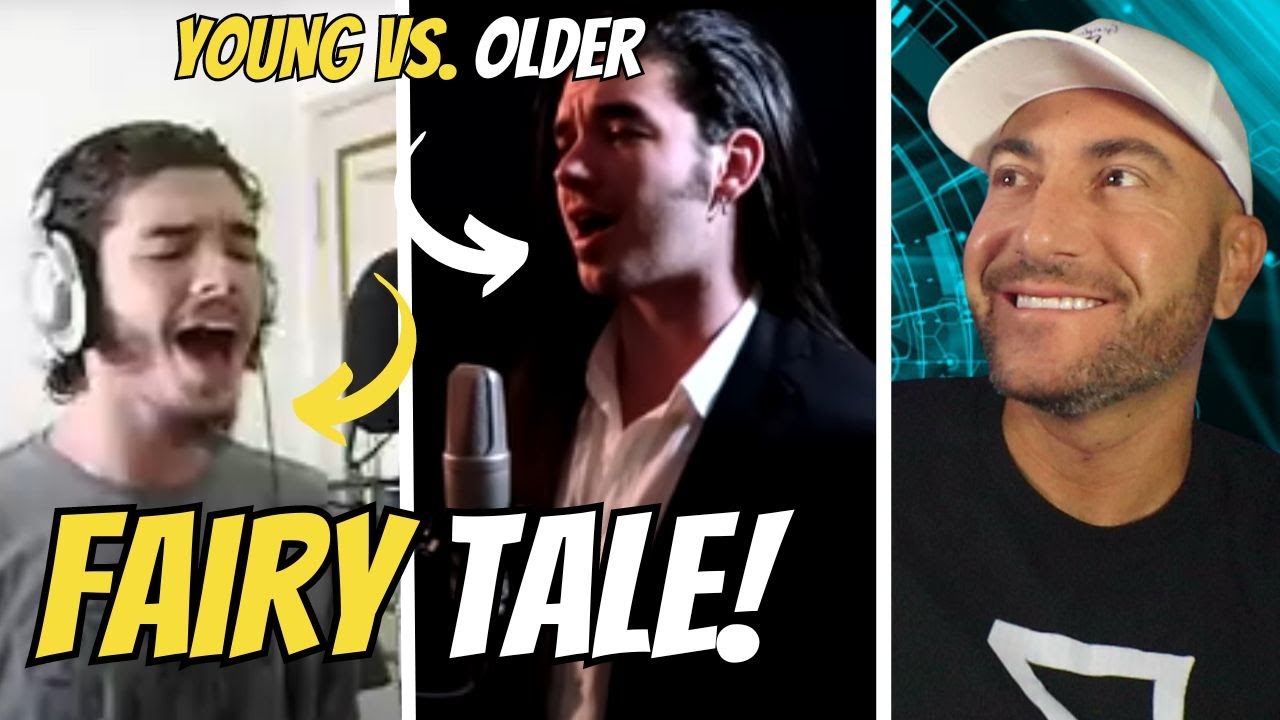 Dan Vasc - "Fairy Tale" (Shaman Cover) YOUNGER VS OLDER TRANSFORMATION | FIRST REACTION!