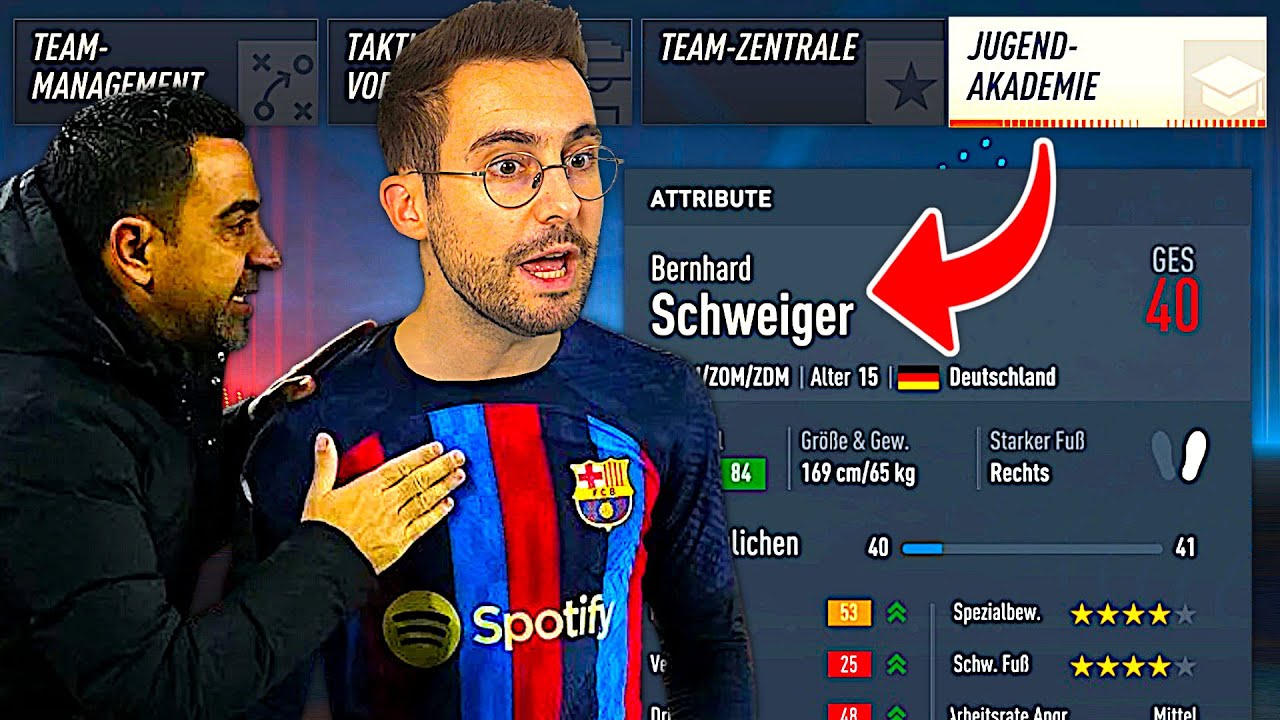 ICH SPIELE MEINE KARRIERE ALS FC BARCELONA JUGENDSPIELER !!! 🔥😍 FIFA 23 Karriere Simulation