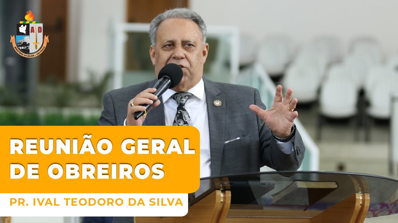 REUNIÃO GERAL DE OBREIROS | 03/04/2023 | TV AD BELÉM