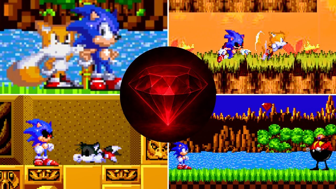Соник находит восьмой изумруд… И он багровый! - Sonic.exe Восьмой изумруд