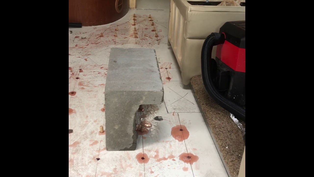 Soft spots in a RV/motorhome floor Bonded or sandwich floor fix