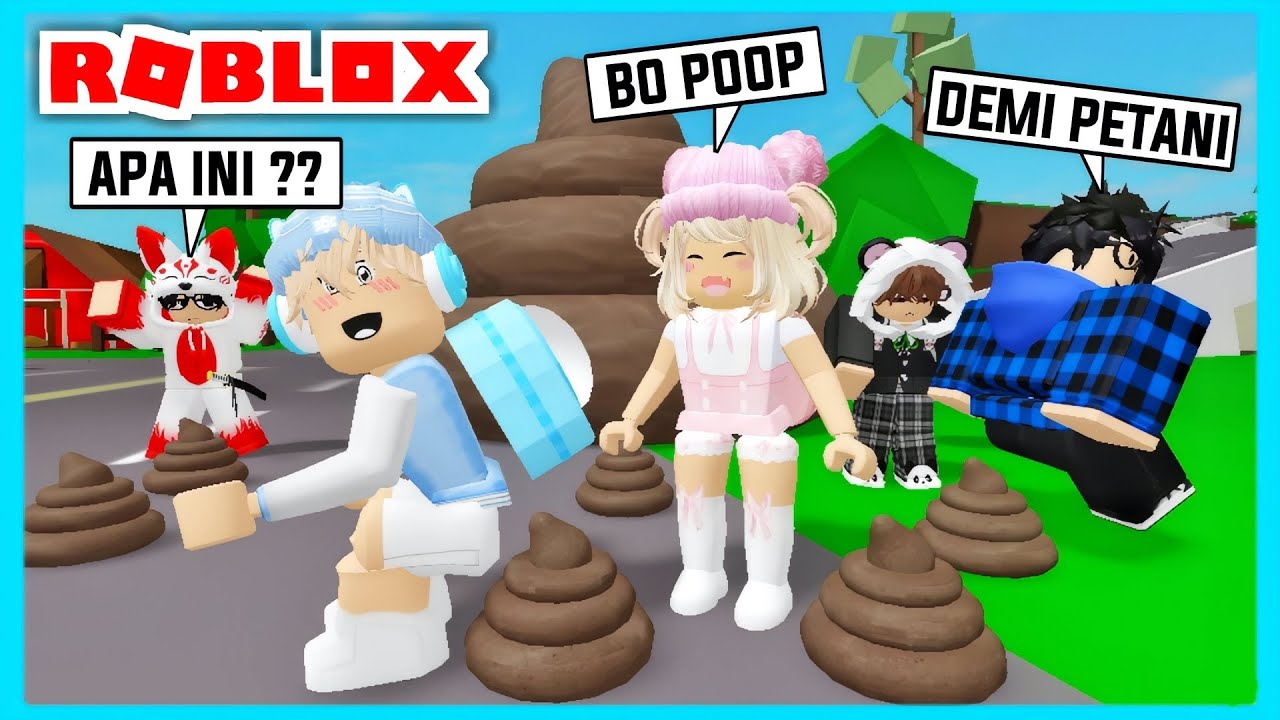 Poop Ku Dan Adiku Menyelamatkan Petani Dan Warga Di Roblox Brookhaven ft @Shasyaalala