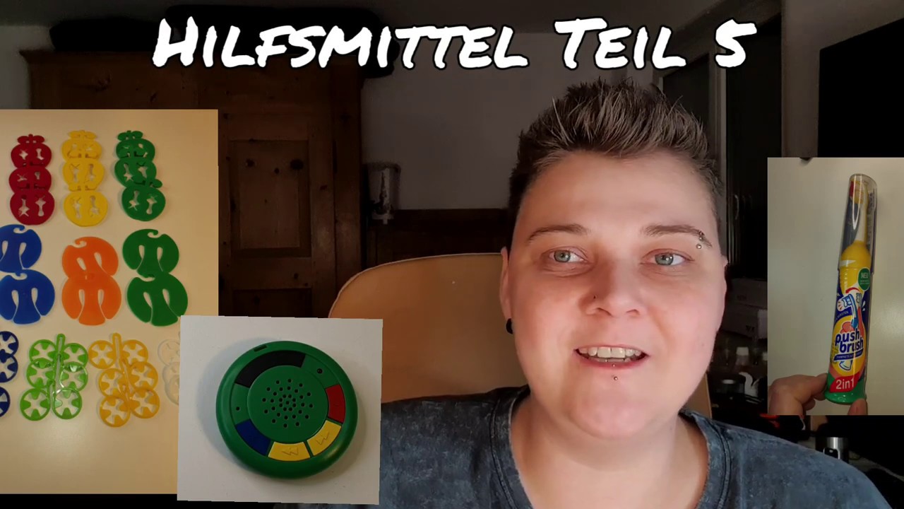 Hilfsmittel Teil 5 - kleine Alltagshelfer - Sockenklammern - Zahnbürste - Multi Memo