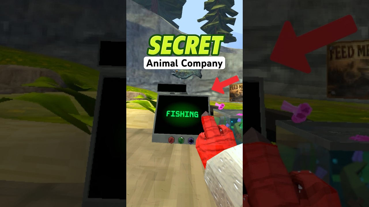 Animal Company FISHING UPDATE SECRET&hellip; 🤫 🐠 #animalcompany #animalcompanyvr #vr #ugvr