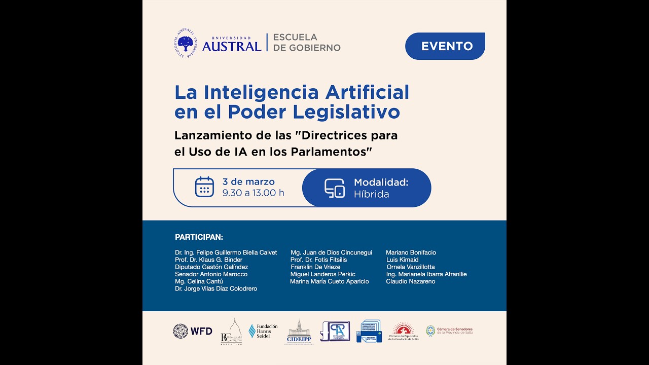 La Inteligencia Artificial en el Poder Legislativo - Legislatura Provincia de Salta, 03/03/2026