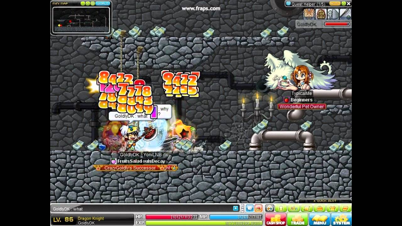 maplestory ultimate adventurer dragon knight from 80 to 90