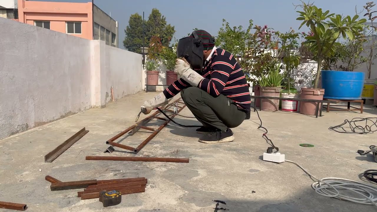 EPIC 19 (Roof top Garden ) #youtube #rooftopgarden #welding #india #work #plants #home #trending
