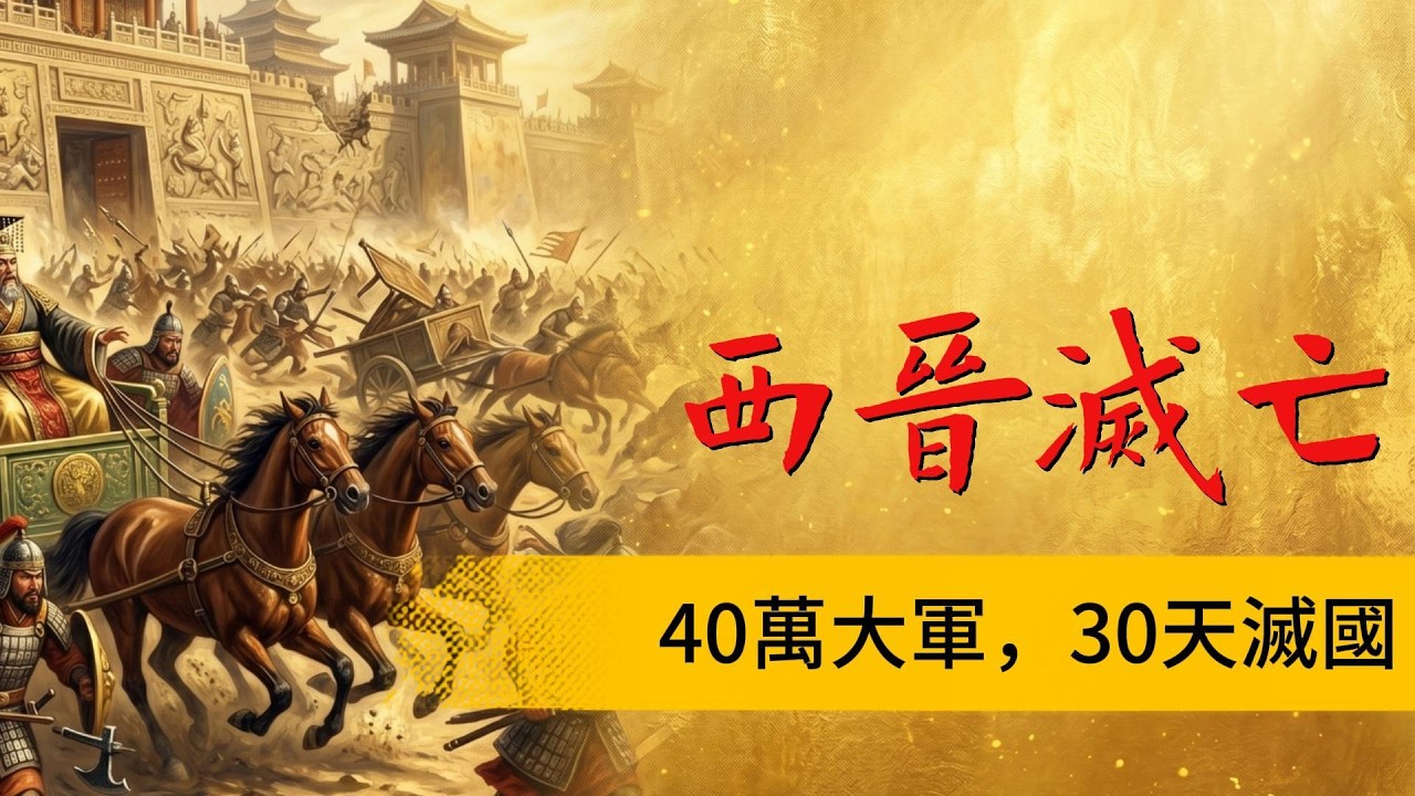 一口氣看完西晉滅亡：坐擁40萬禁軍，憑啥3個月就亡國？