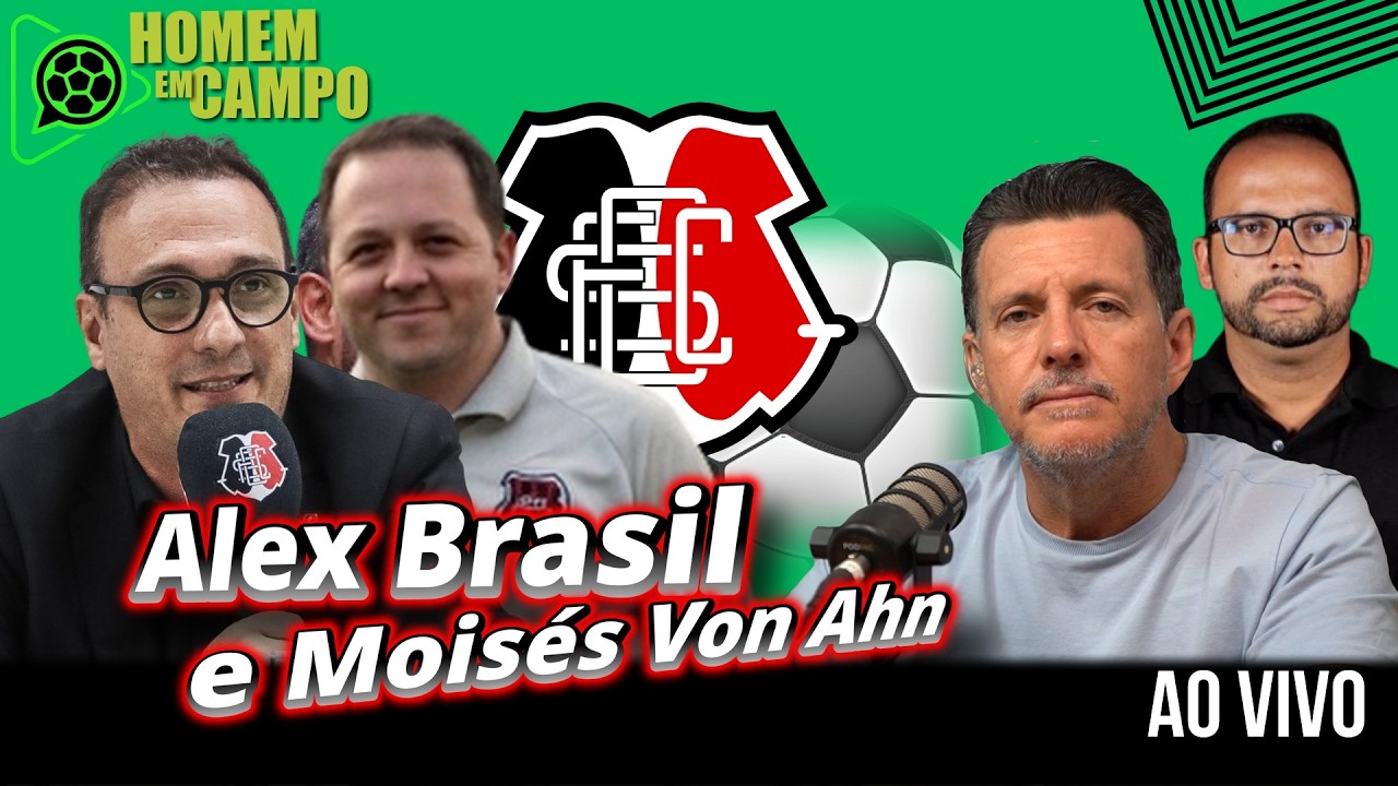 Debate com os diretores do Santa Cruz, Alex Brasil e Moisés Von Ahn.