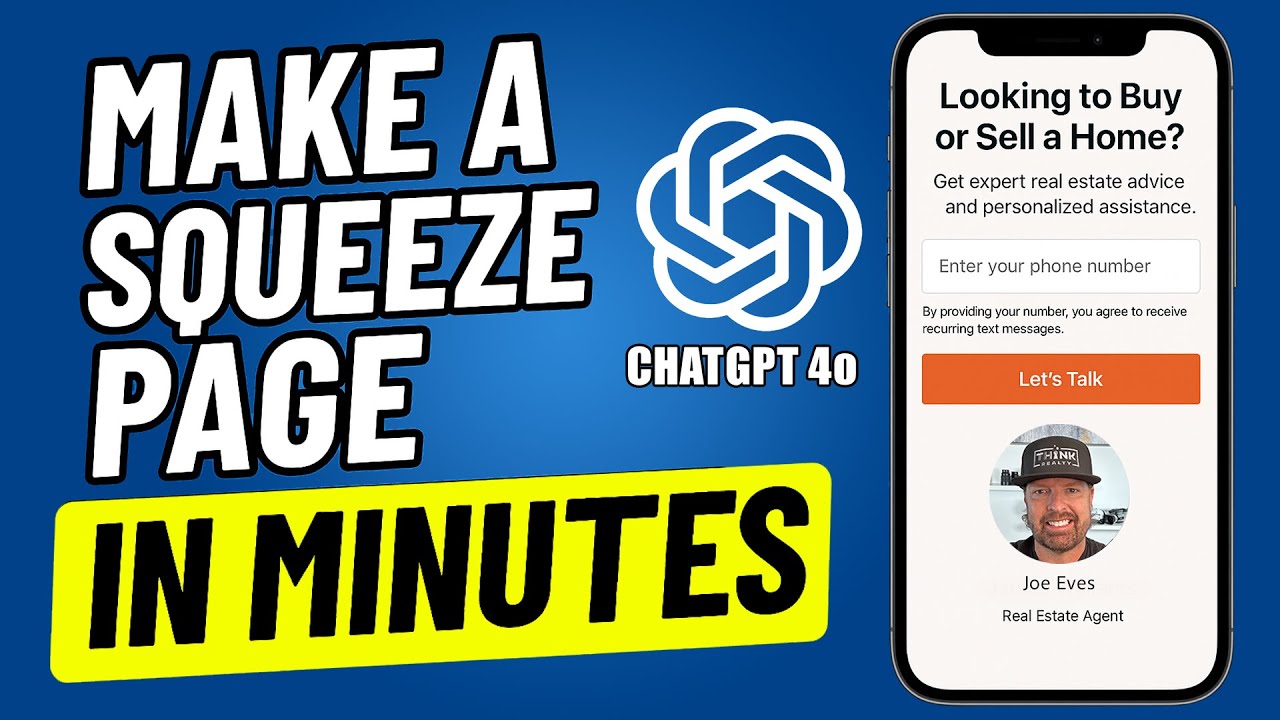 Step-by-Step Tutorial: Build a Squeeze Page in 12 Minutes with ChatGPT & Go High Level
