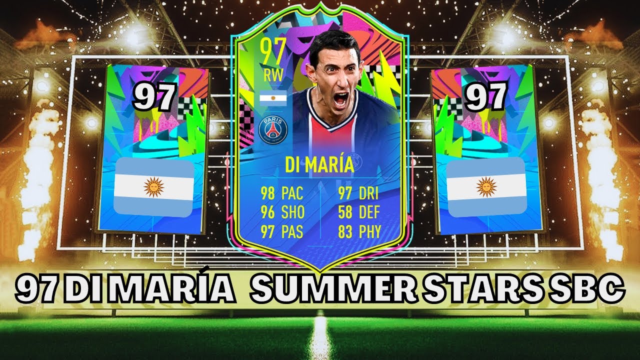 97 ANGEL DI MAR&Iacute;A SUMMER STARS SBC🇦🇷- FIFA 21 ULTIMATE TEAM