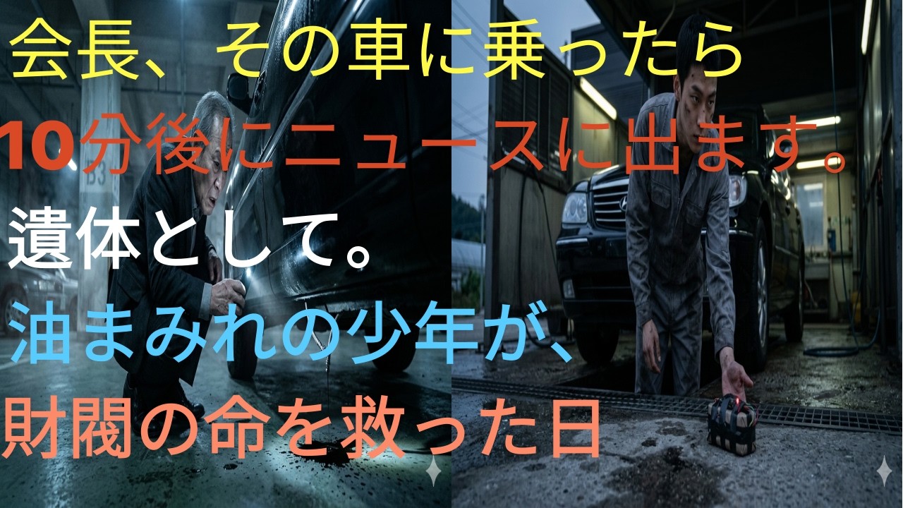 その車に乗ったら、10分後に遺体になります