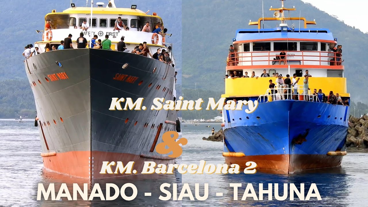 Dua Kapal ini berangkat bersamaan menuju kepulauan di perbatasan dengan negara Filipina