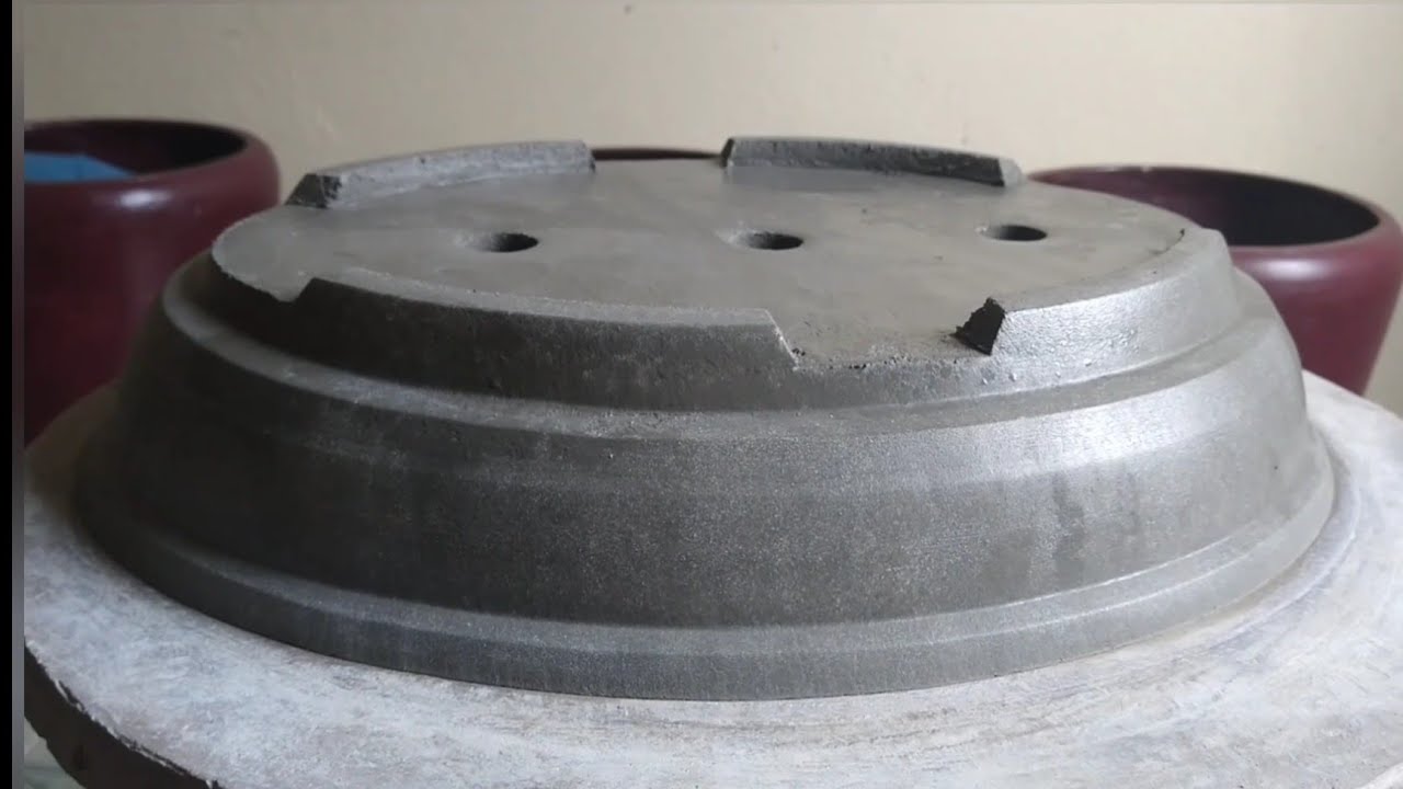Vaso para bonsai oval.