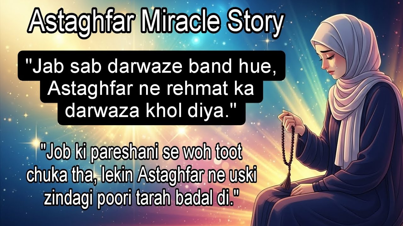 Astaghfar Miracle Story / Astagafar kiss tarha pade or kitne bar pade #miracle #islamicvideo 