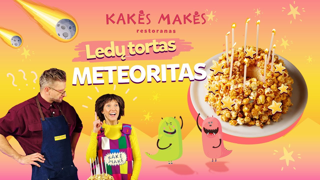 LEDŲ TORTAS METEORITAS / KAKĖS MAKĖS RESTORANAS