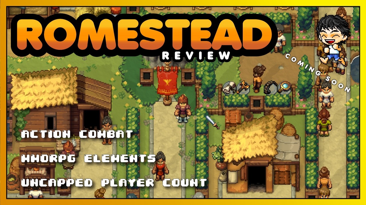 New Multiplayer RPG Feels Like An MMORPG (IT'S SO GOOD) - Romestead