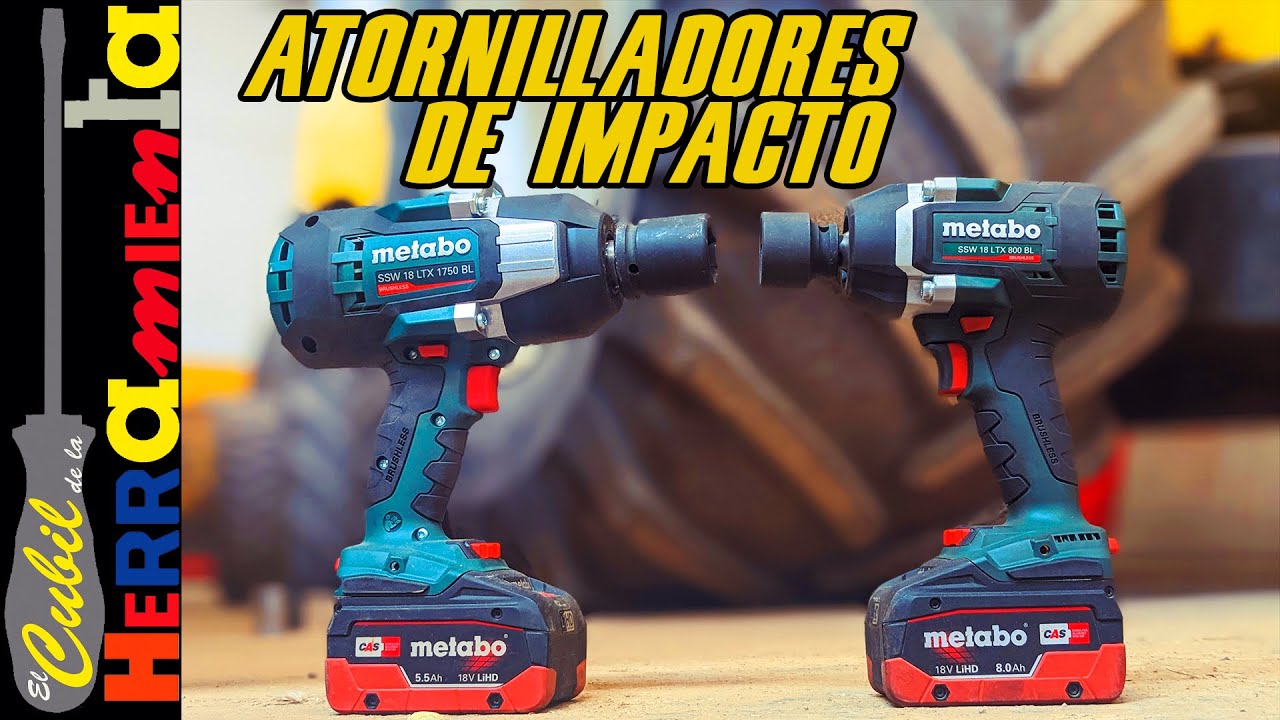 Atornilladores de impacto de batería de Metabo