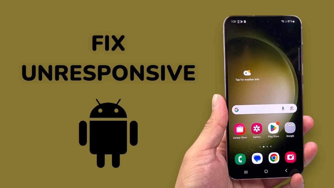 How Fix Unresponsive Android Touch Screen