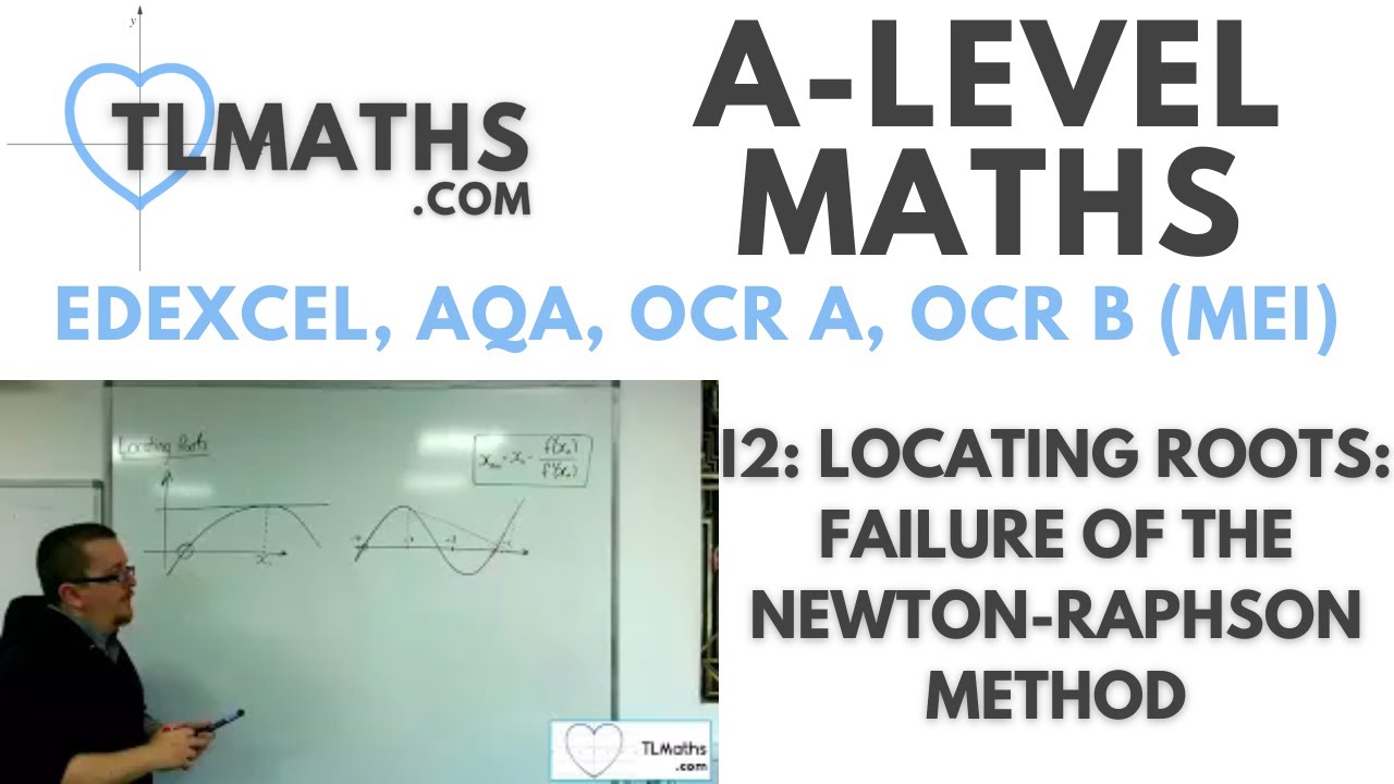 A-Level Maths: I2-09 Locating Roots: Failure of the Newton-Raphson Method