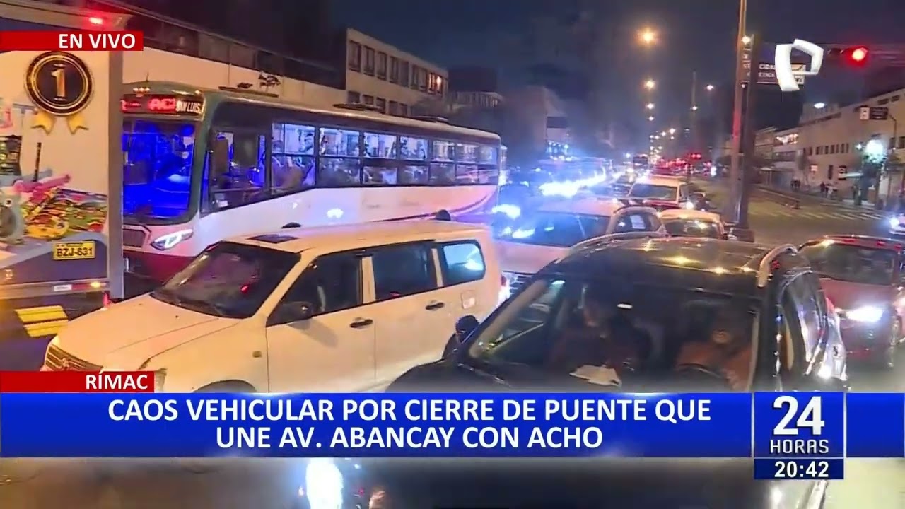 ¡Atención conductores! Anuncian cierre total del puente Ricardo Palma en el Rímac