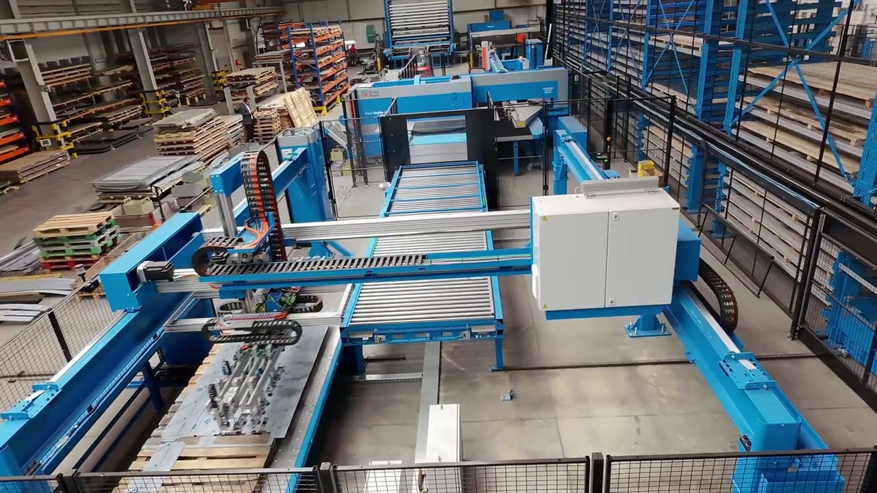 Prima Power Night Train FMS Storage + Prima Power Shear Genius 1530 + PSR/1 robot PSBB line