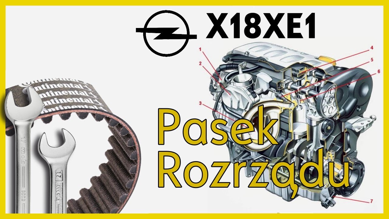 [X18XE1] Wymiana paska rozrządu /OPEL Vectra B 1.8