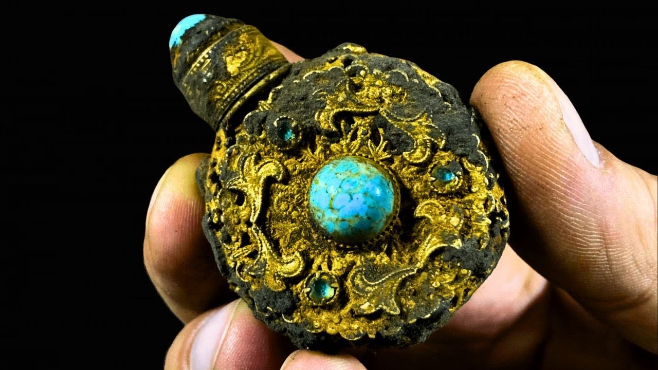 I Found an Old Perfume Bottle Buried in Time  - Restoration ASMR