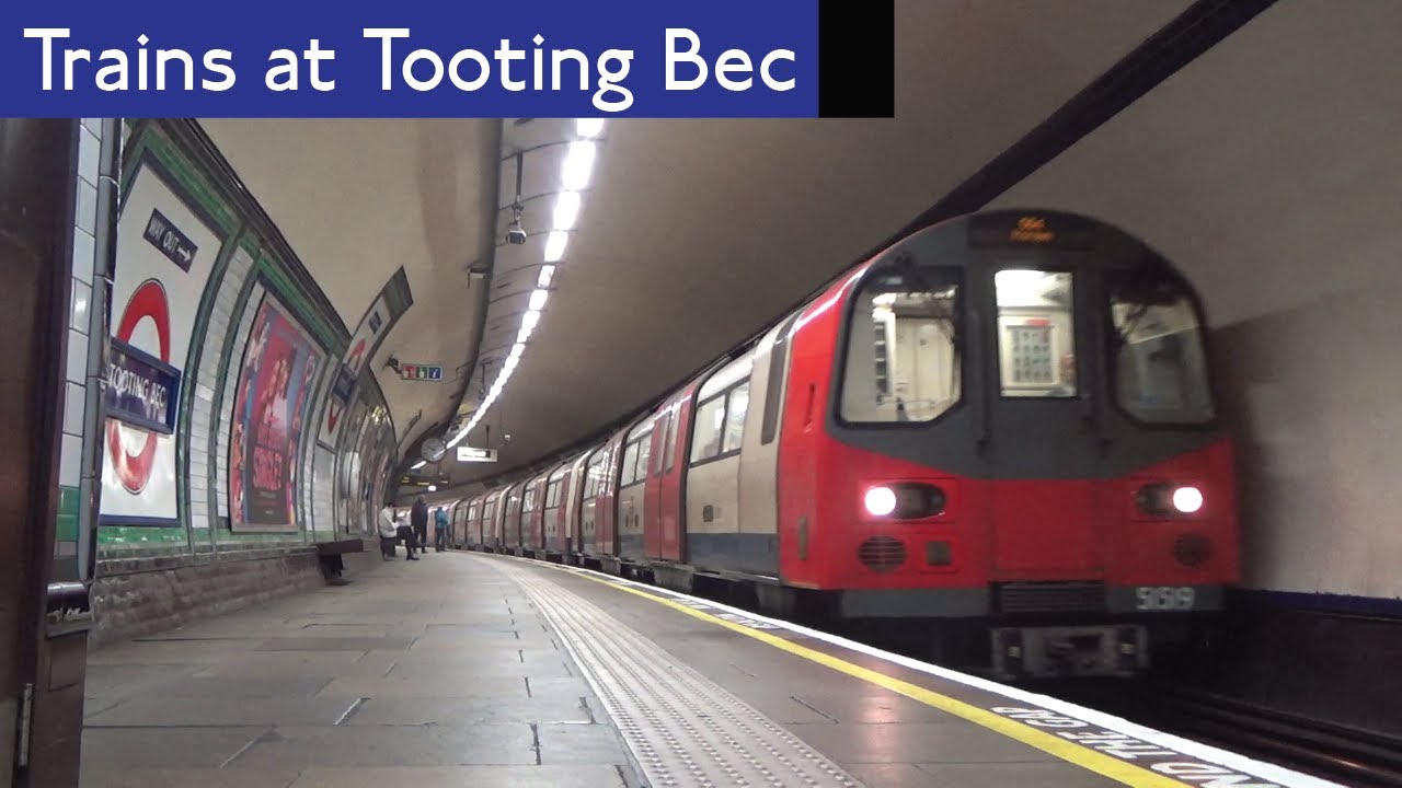 London Underground Northern Line Trains At Tooting Bec