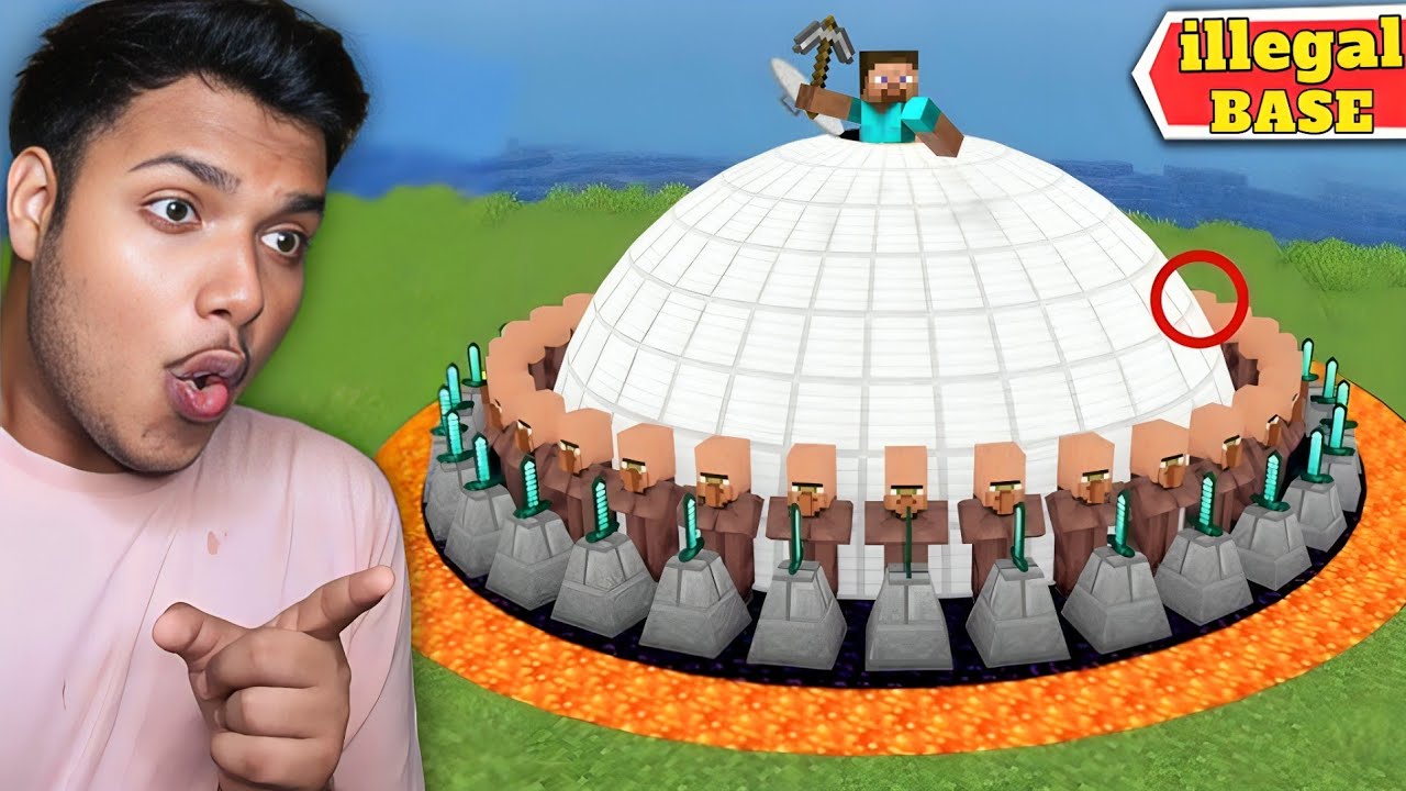 I Built Minecraft's Most Illegal Defence Base !