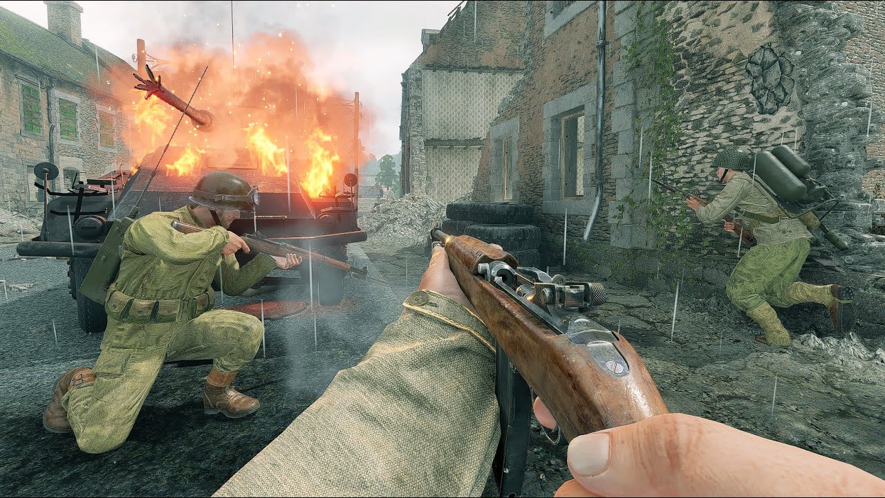 Enlisted: USA vs Germany - Omer - Invasion of Normandy | No Commentary Gameplay