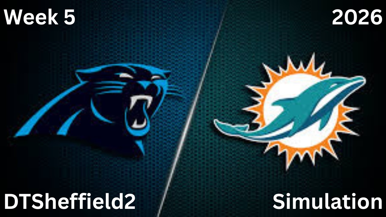 Carolina Panthers vs. Miami Dolphins | Week 5 Simulation | Madden 26 Xbox Gameplay