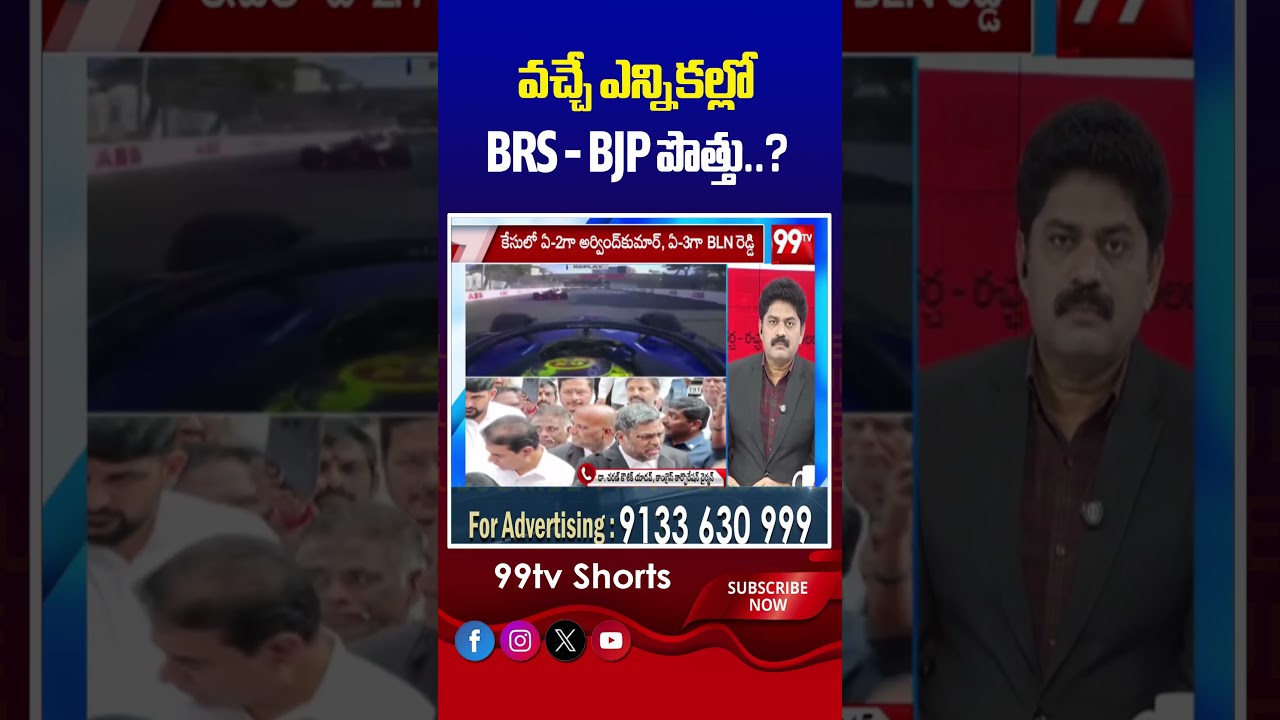 వచ్చే ఎన్నికల్లో BRS - BJP పొత్తు..? | Congress Leader Charan Koushik Shocking Comments | 99TV