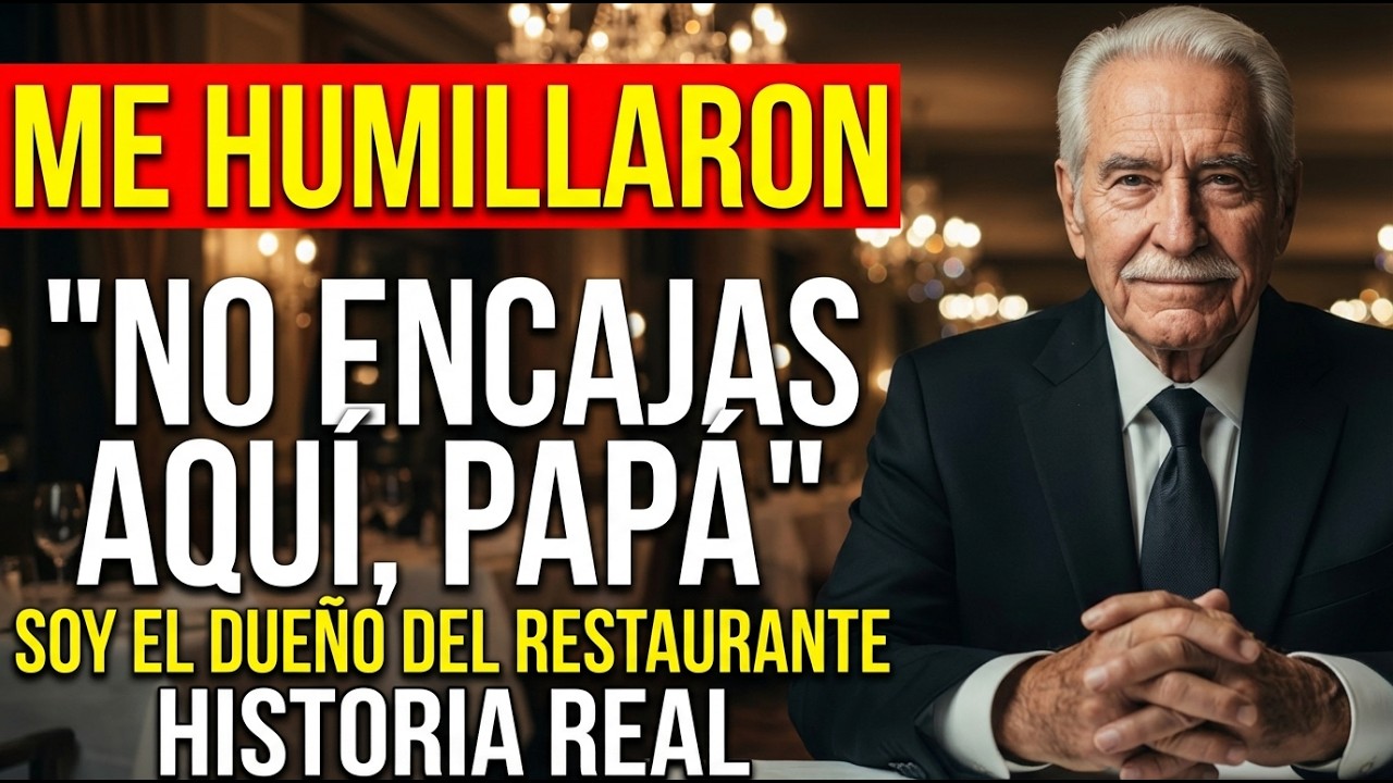 MIS HIJOS ME EXPULSARON DE LA CENA  SONREÍ Y PEDÍ LA MEJOR MESA    ¡LO LAMENTARÍAN MUY CARO!