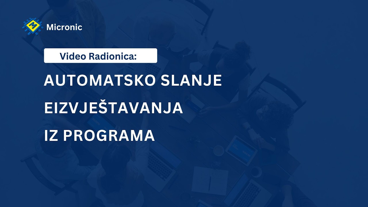 Automatsko slanje eIzvještavanja iz programa
