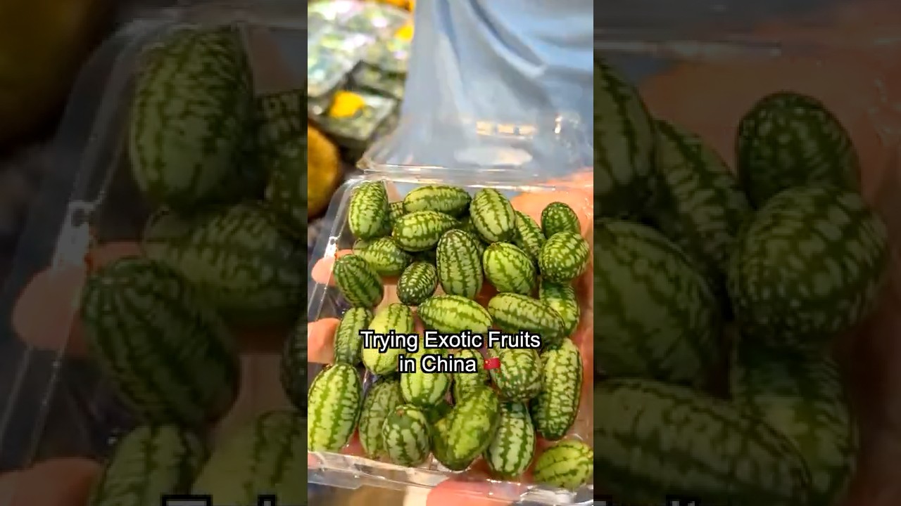 Trying Exotic fruits in China 🇨🇳