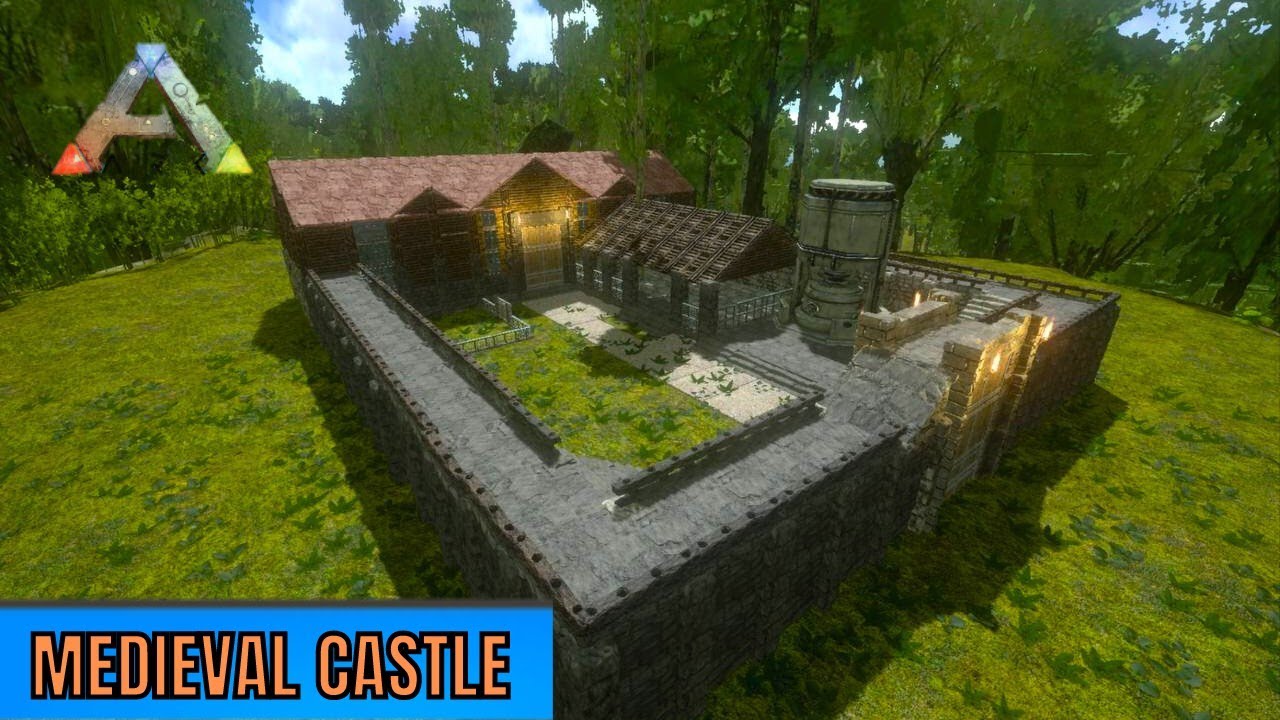 How to build a medieval castle| Ark mobile (timelapse)
