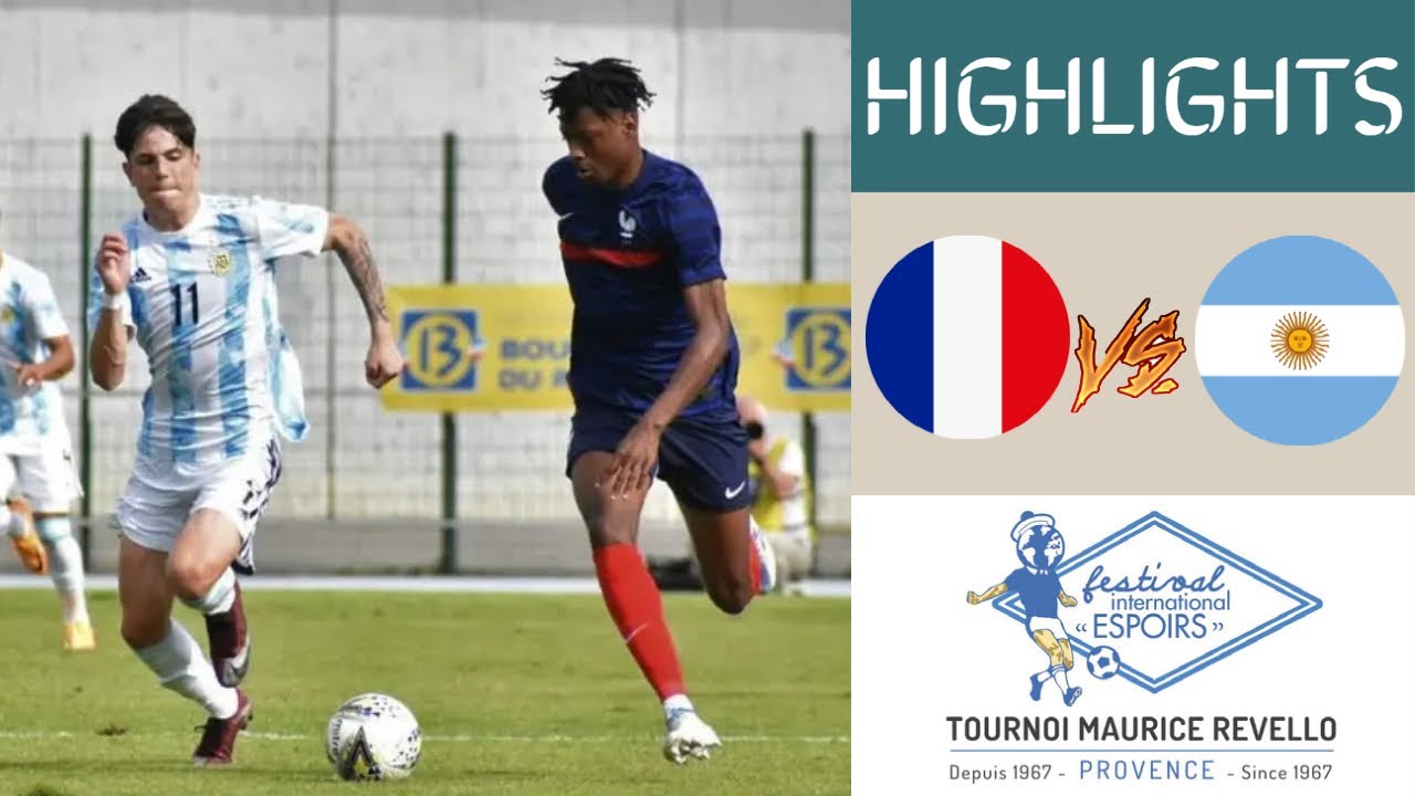France vs Argentina U20 Maurice-Revello Tournament Highlights | Group A