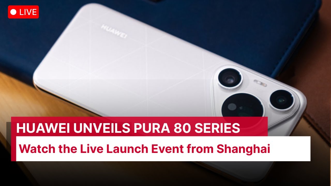Live: Huawei Launches the Pura 80 Smartphone Series  | Live Event | AC1I