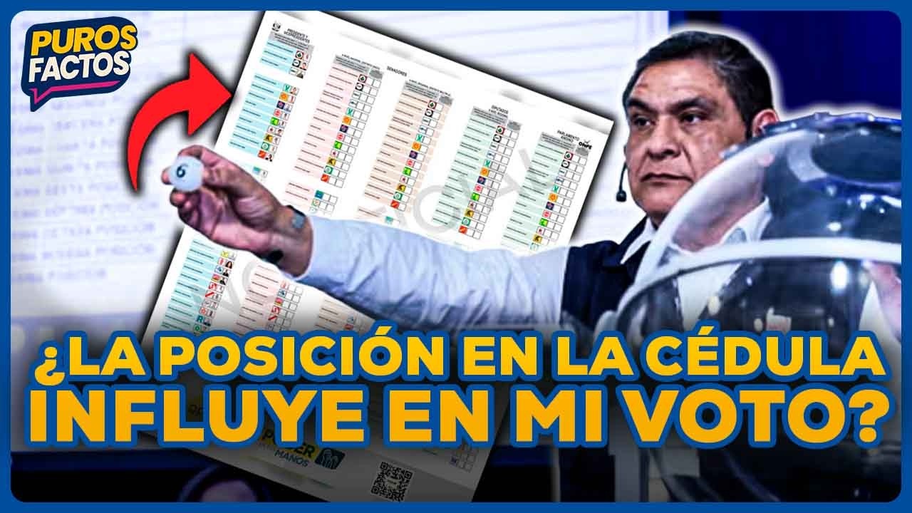 Elecciones 2026: ¿el lugar en la cédula que puede favorecer candidatos?  | SEGMENTO #PurosFactos