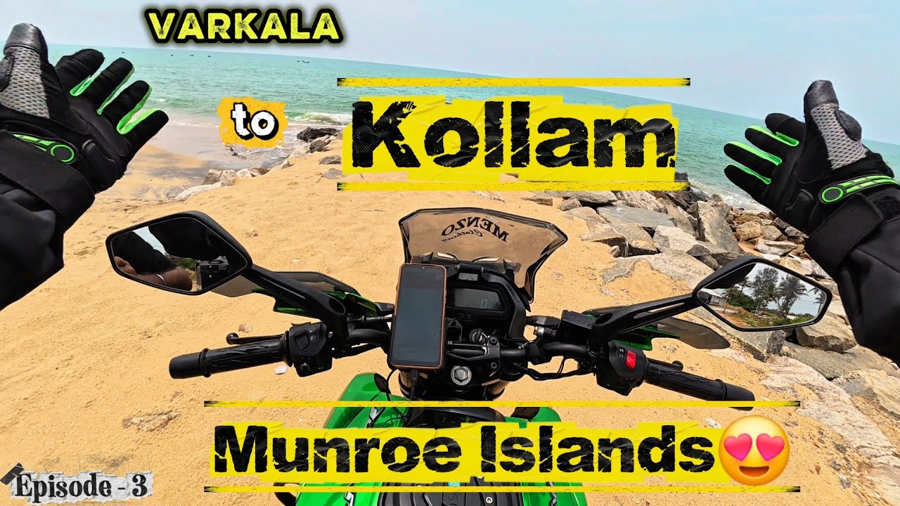 | Varkala to Kollam❤️ | Ep - 3 | Munroe Islands😍 | #தமிழ் | Cbe to Varkala Series | Dominor 400 | 