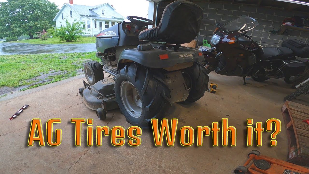 Стоит ли покупать тракторные шины AG? Не испортят ли они мой двор?