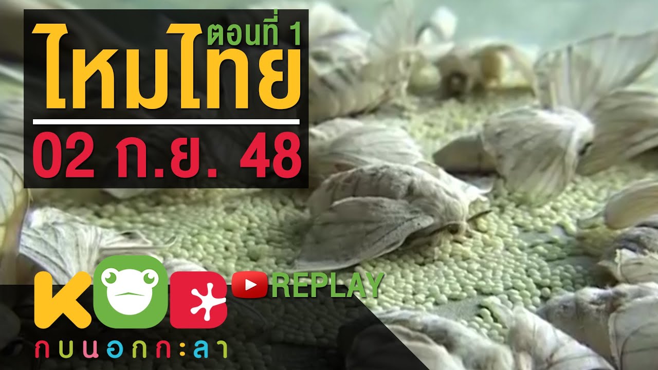กบนอกกะลา REPLAY : ไหมไทย (1) ช่วงที่ 4/4 (2 ก.ย. 48)
