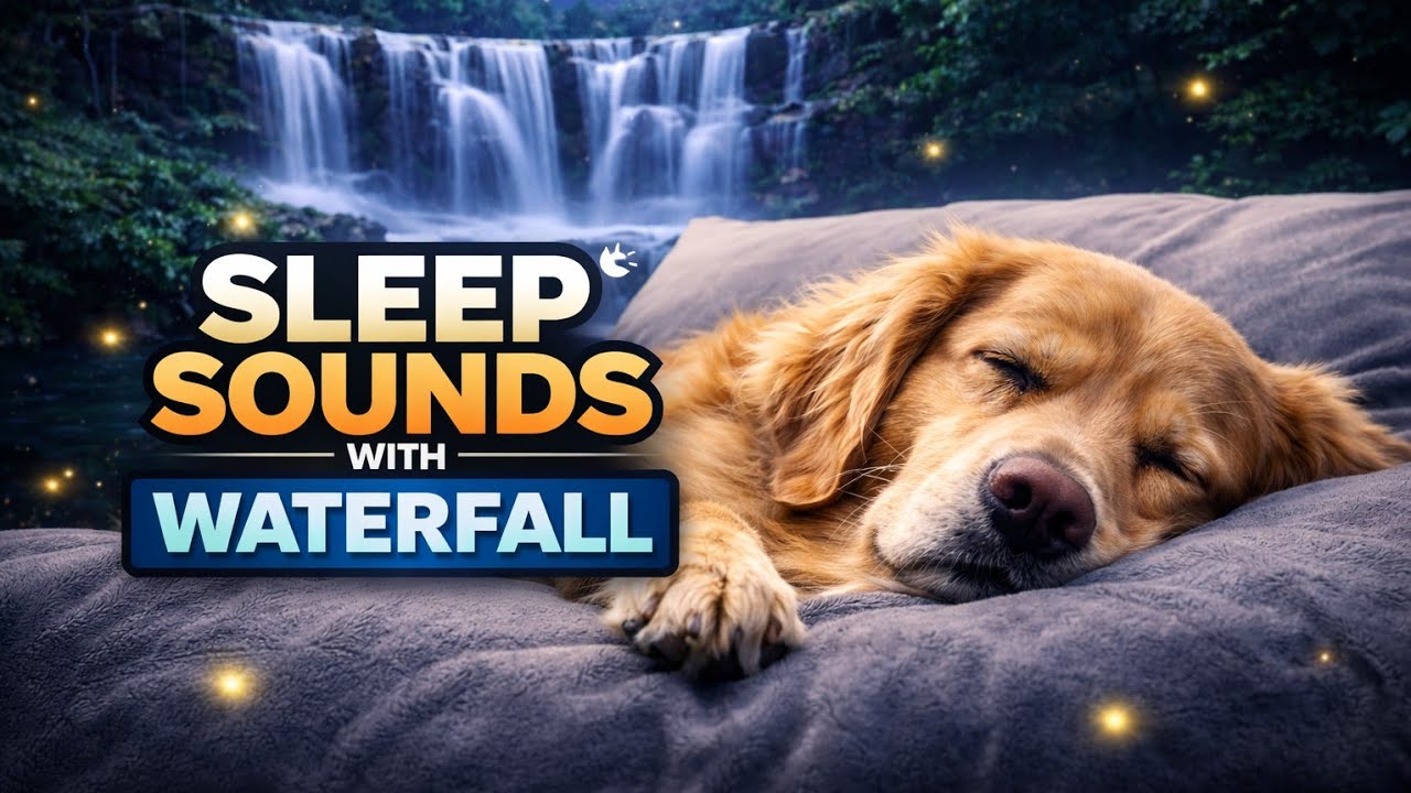 Winter Natural Ambience - Cinematic Waterfall Soundscape - Gentle Night (Extended Mix)