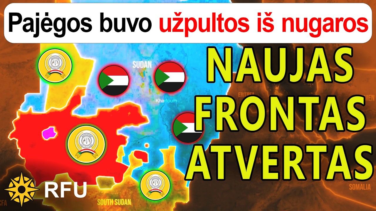 RSF puolimas iš Pietų Sudano kelia didelę grėsmę Sudano armijos tiekimo keliams | RFU News