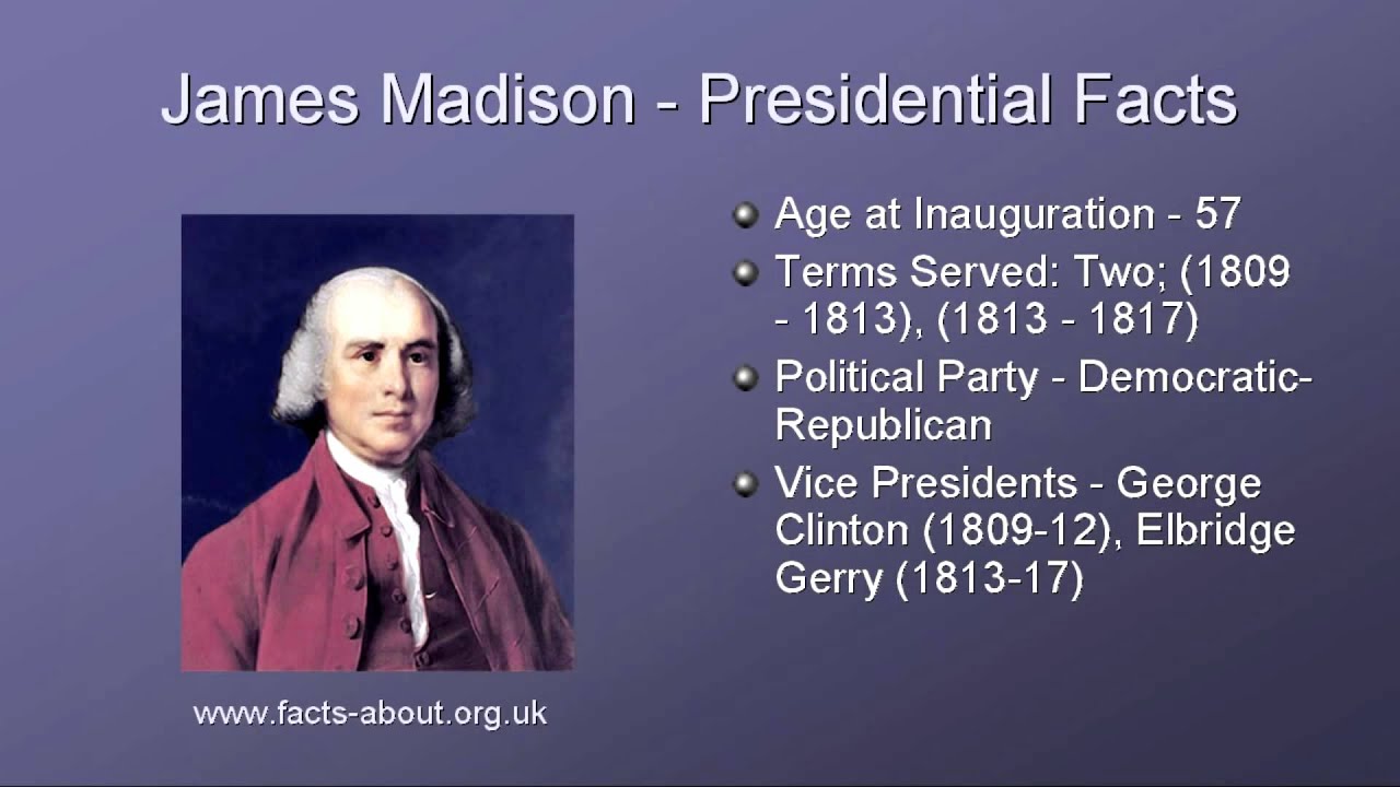 President James Madison Biography