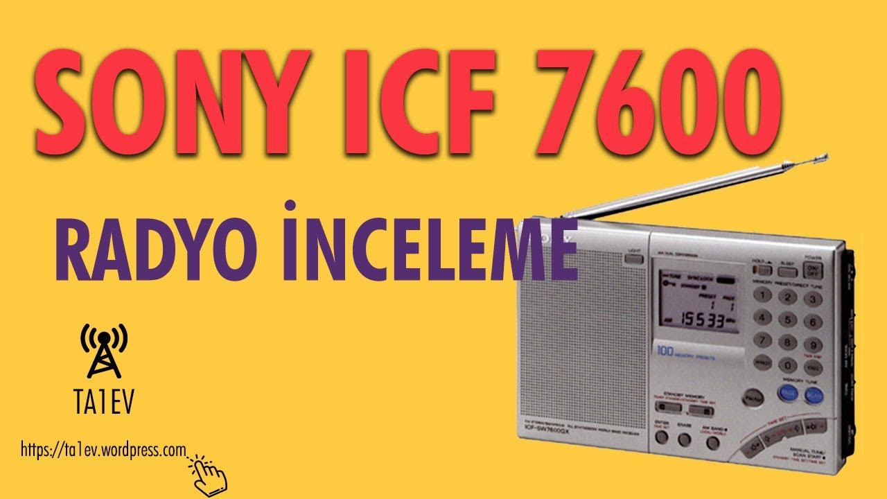 Sony icf 7600 radyolarin krali