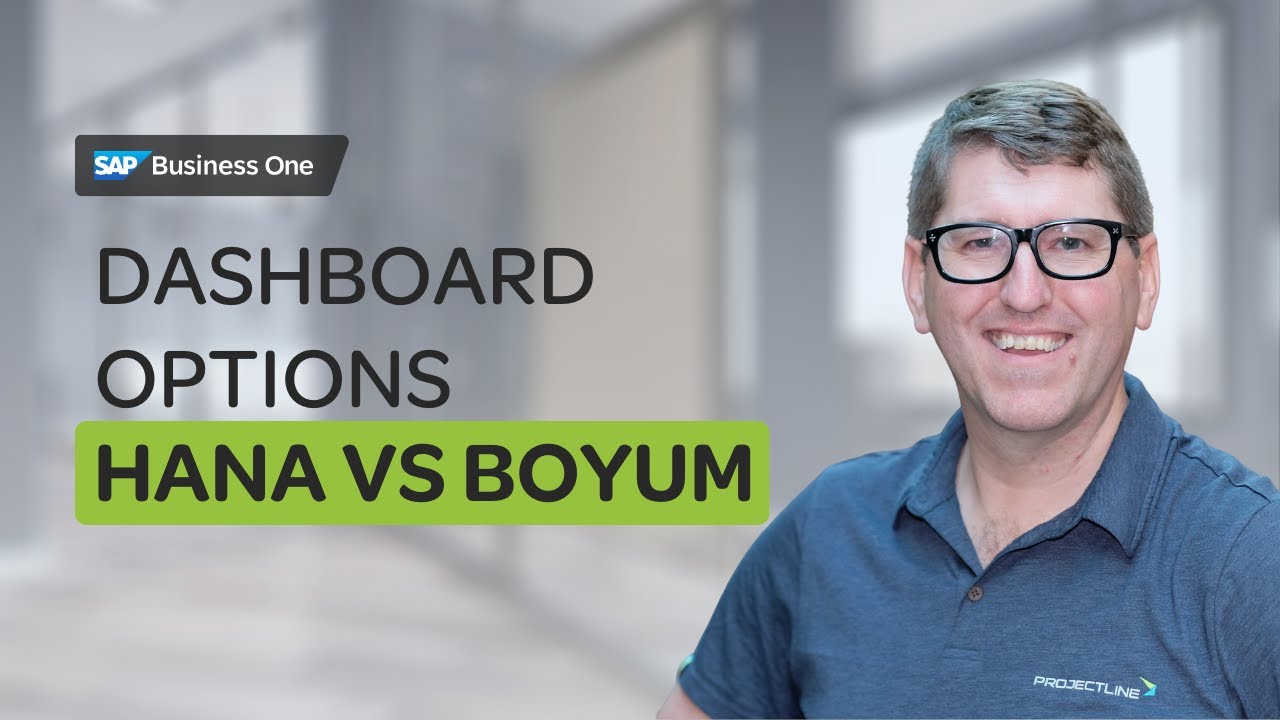 SAP Business One Dashboard Options | HANA vs Boyum B1 Dashboards